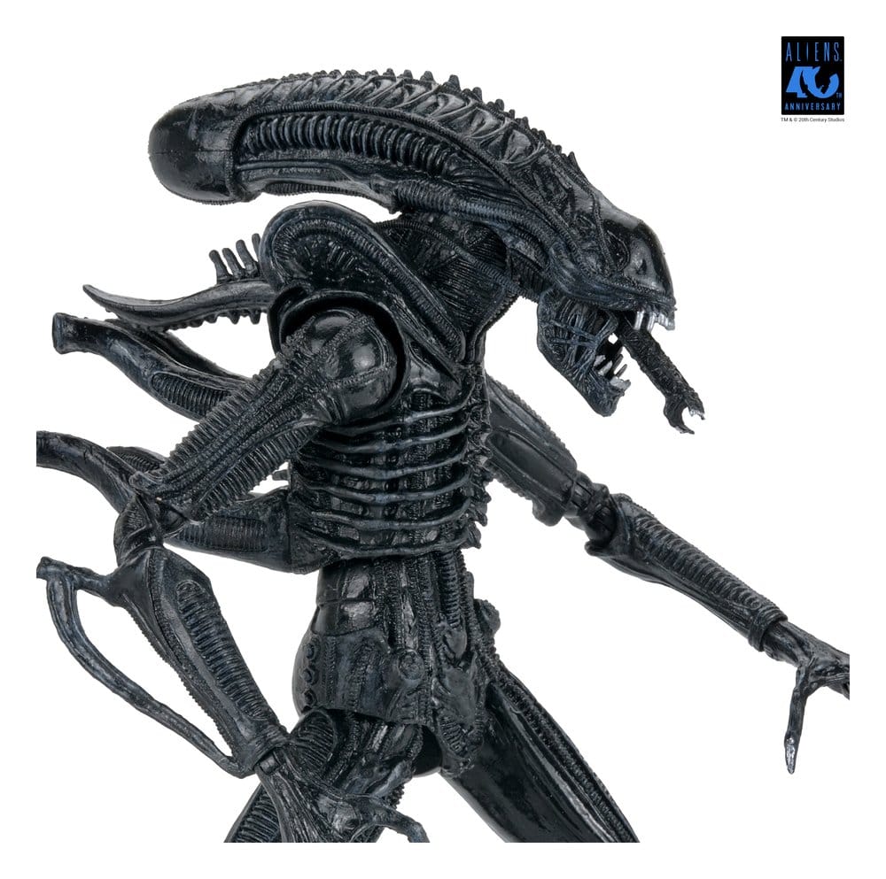 NECA Aliens Ultimate Actionfigur Warrior (1986) Xenomorph Black (40th Anniversary) 23 cm