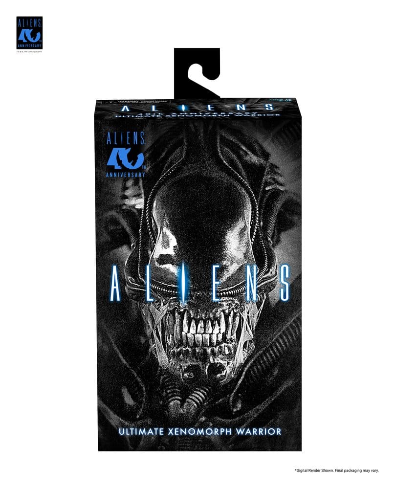 NECA Aliens Ultimate Actionfigur Warrior (1986) Xenomorph Black (40th Anniversary) 23 cm
