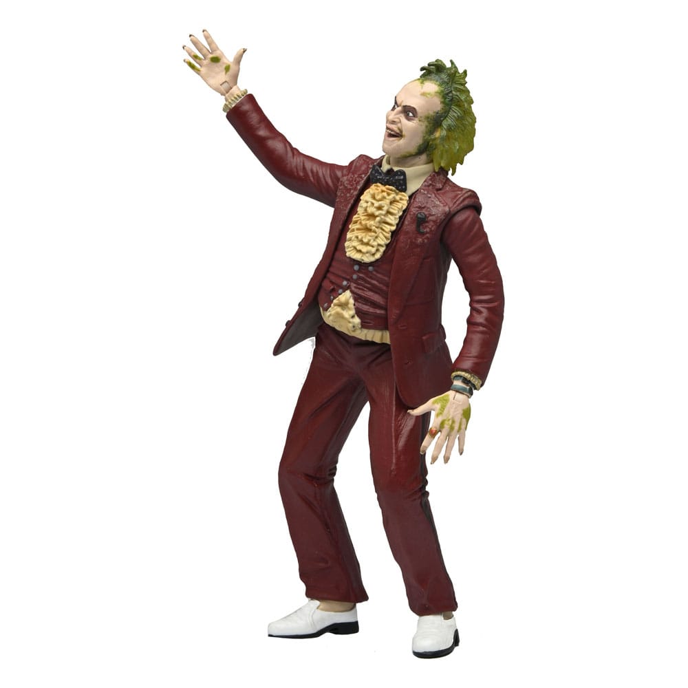 NECA Beetlejuice (1988) Beetlejuice Red Tuxedo Actionfigur