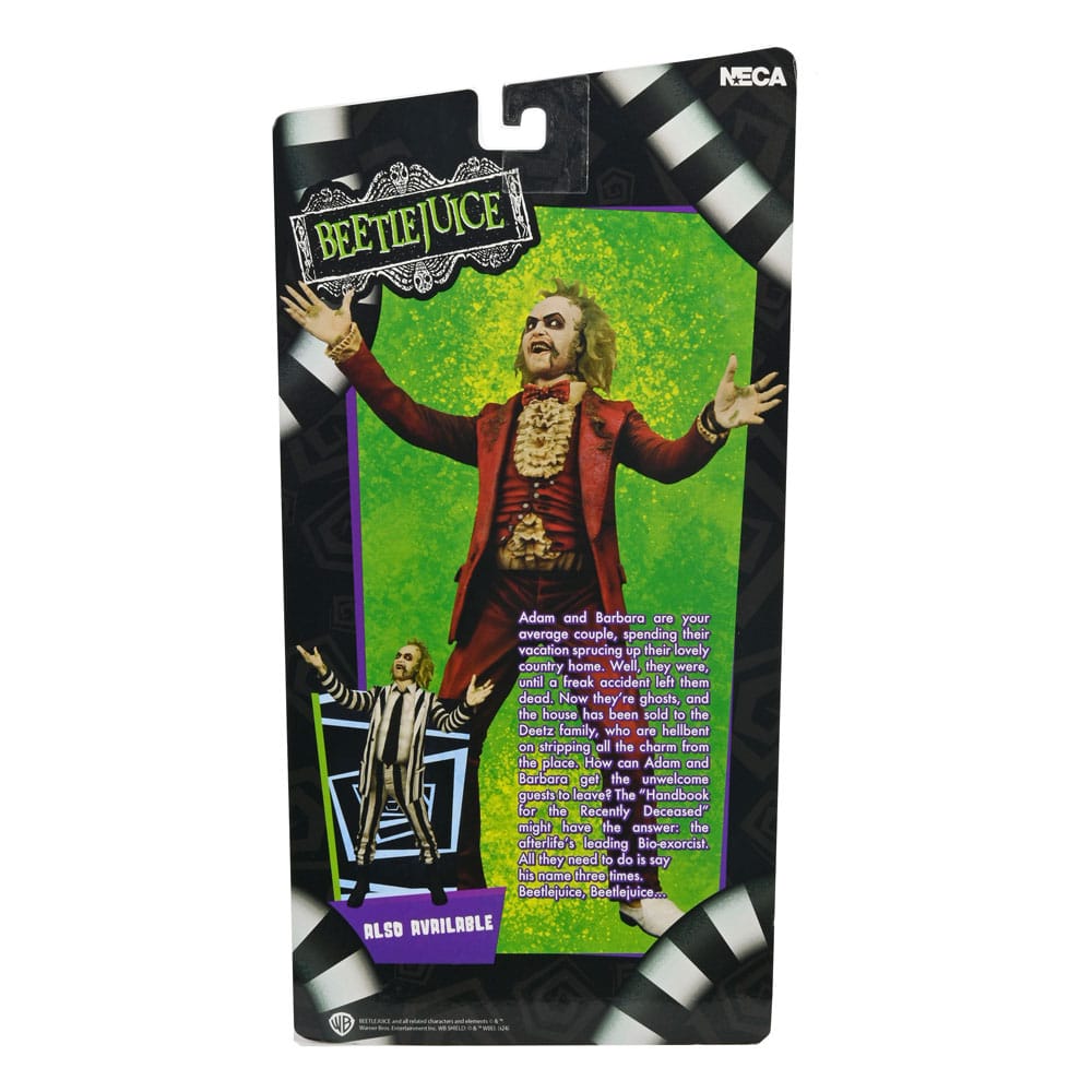 NECA Beetlejuice 1988 Red Tuxedo Actionfigur 18 cm