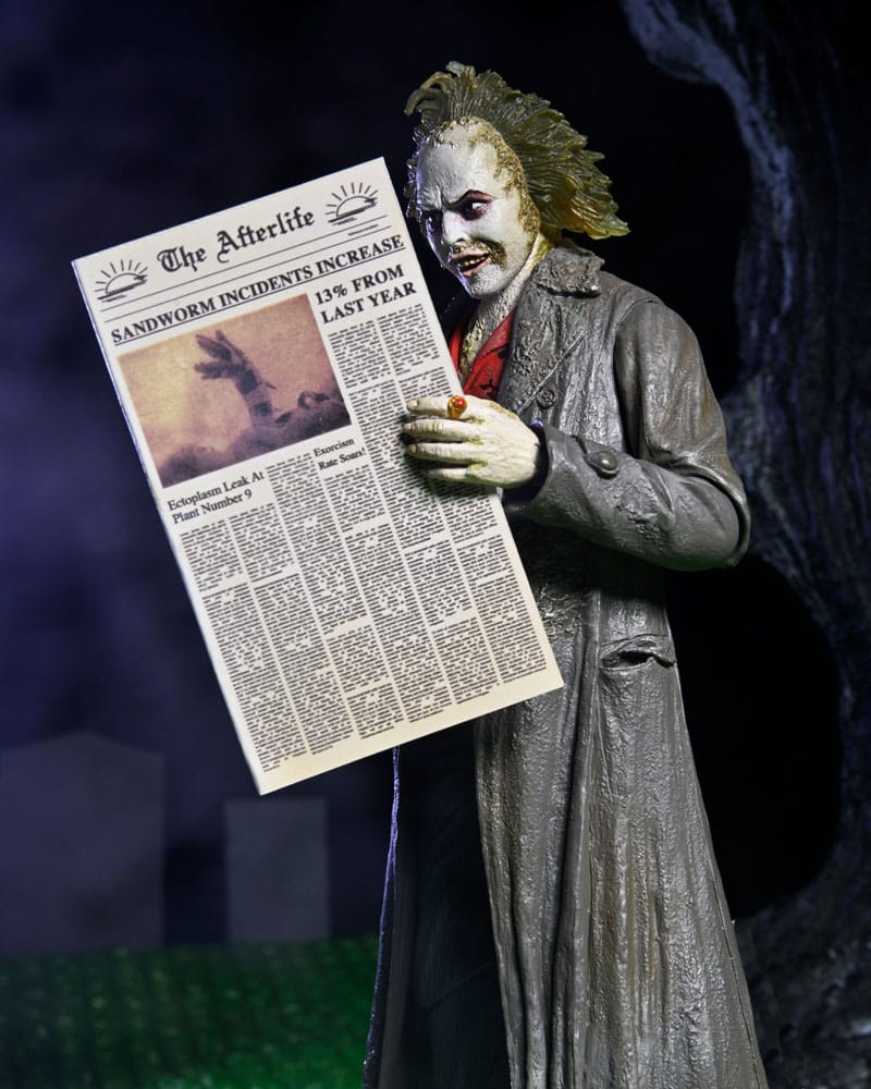 NECA Beetlejuice 1988 Ultimate Beetlejuice Tour Guide The Bio-Exorcist Actionfigur