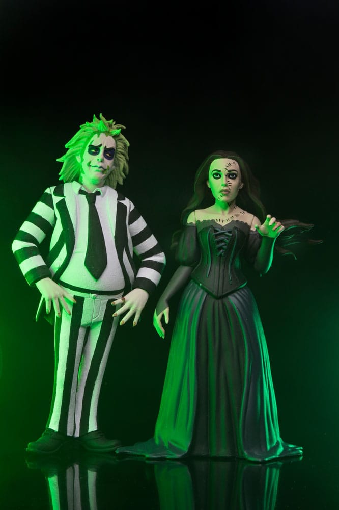 NECA Beetlejuice Beetlejuice Toony Terrors Actionfiguren 2er-Pack Beetlejuice & Delores 15 cm