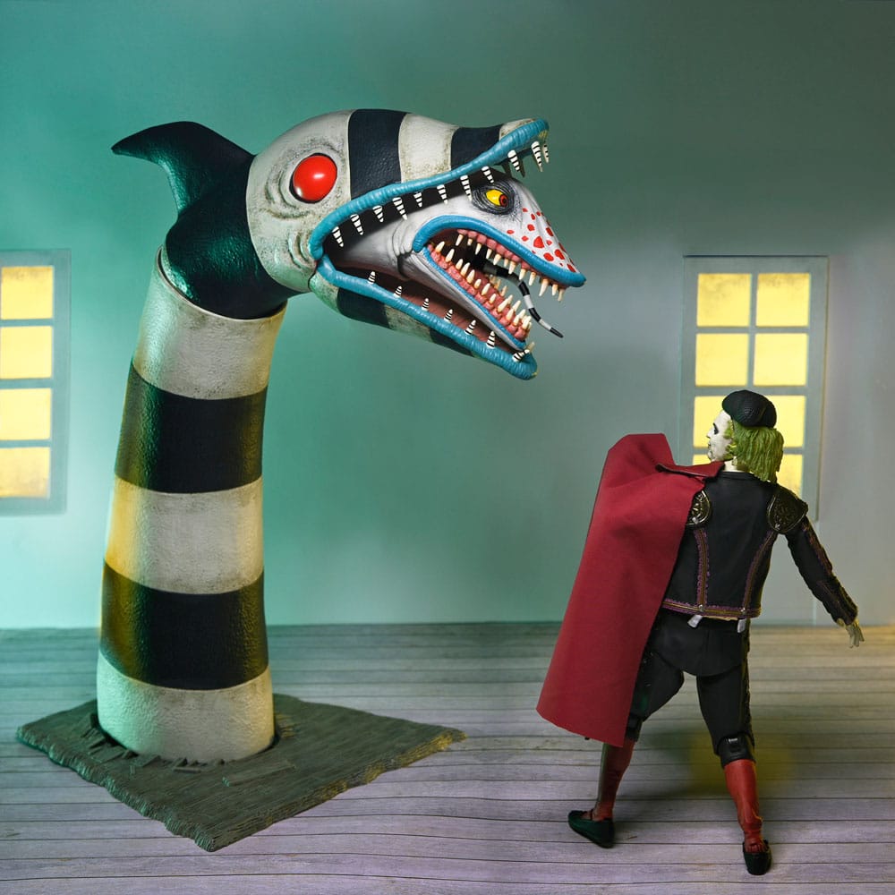 NECA Beetlejuice Beetlejuice Ultimate ’Matador’ Beetlejuice and Sandworm 2 Pack Actionfiguren