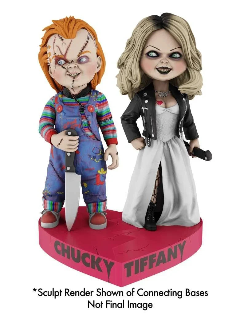 NECA Chucky Bride of Chucky Tiffany Heart Connect Head Knocker