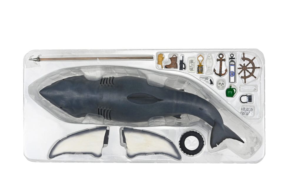 NECA Der weiße Hai The Game of Jaws 50th Anniversary 38 cm Head to Tail Actionfigur