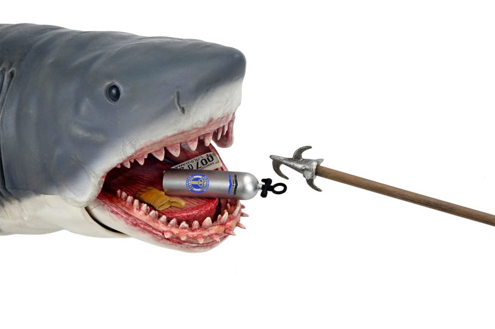 NECA Der weiße Hai The Game of Jaws 50th Anniversary 38 cm Head to Tail Actionfigur