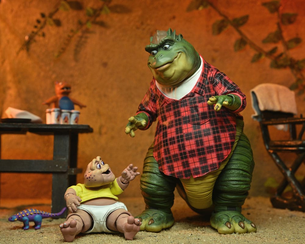 NECA Dinosaurs Ultimate Earl Sinclair Actionfigur 18 cm