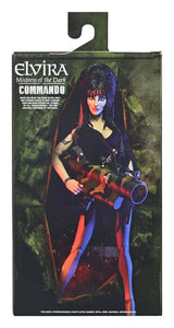 NECA Elvira Herrscherin der Dunkelheit Commando Elvira Clothed Actionfigur