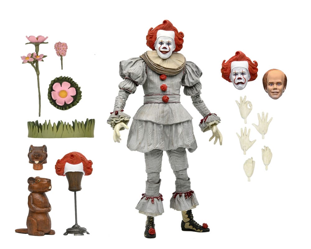 NECA Es Welcome To Derry Ultimate Bob Gray As Pennywise Actionfigur