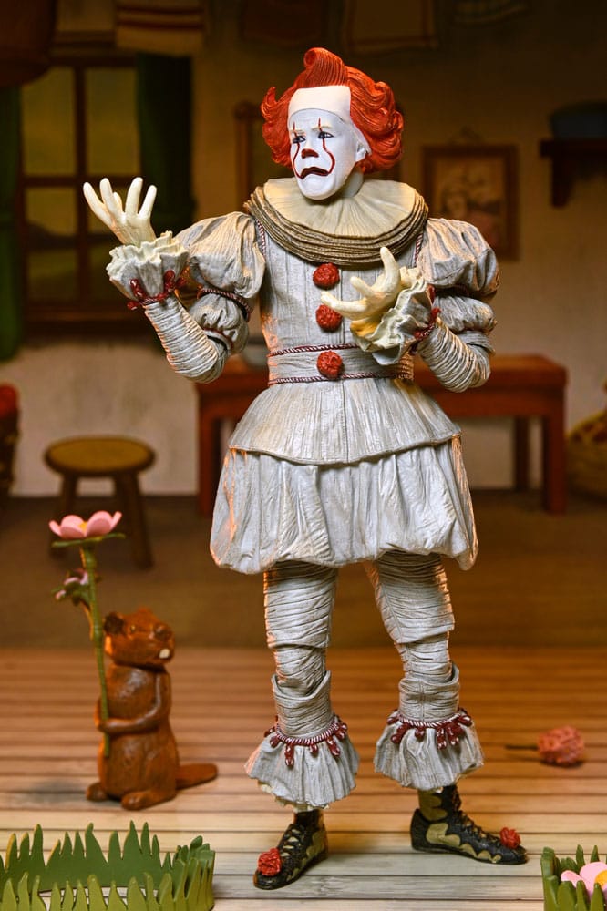 NECA Es Welcome To Derry Ultimate Bob Gray As Pennywise Actionfigur