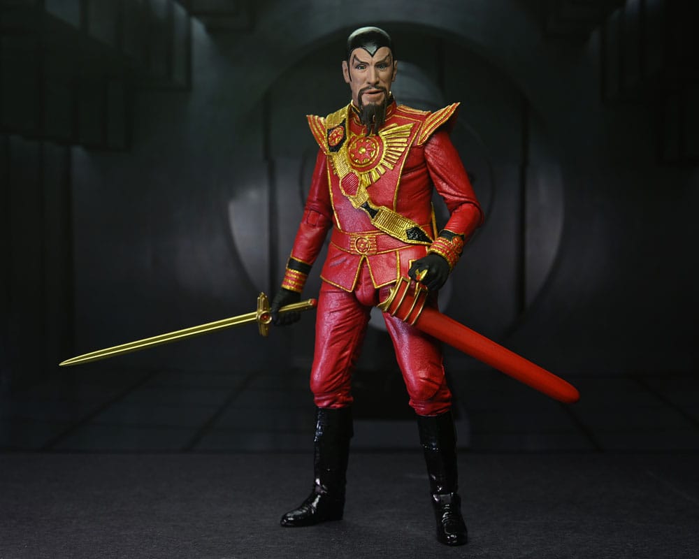 NECA Flash Gordon (1980) Ultimate Ming (Red Military Outfit) Actionfigur
