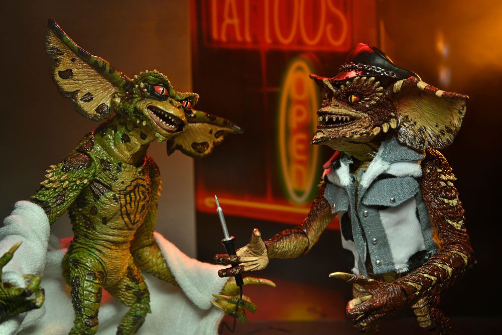 NECA Gremlins 2 - Tattoo Gremlins Doppelpack Actionfiguren