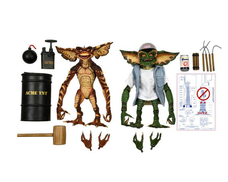 NECA Gremlins 2 Ultimate Demolition Gremlins 2er Pack Actionfiguren