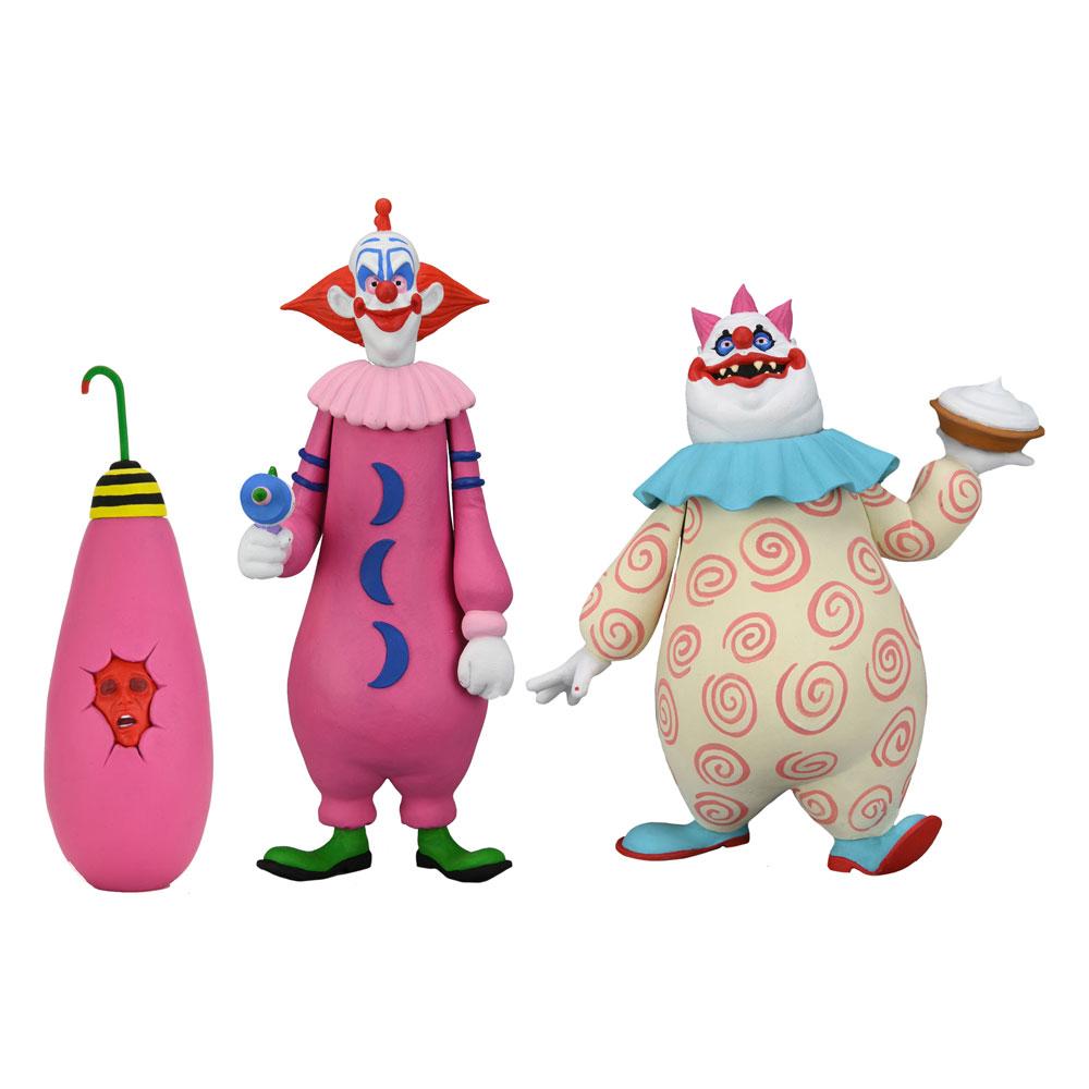 NECA Killer Klowns from Outer Space Toony Terrors Slim & Chubby Actionfiguren