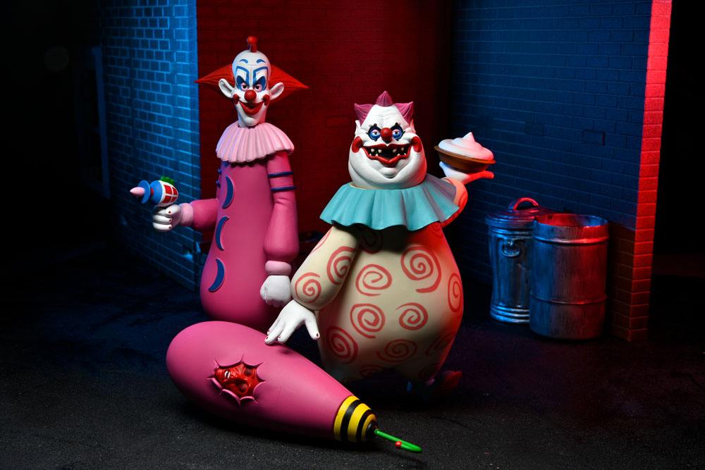 NECA Killer Klowns from Outer Space Toony Terrors Slim & Chubby Actionfiguren