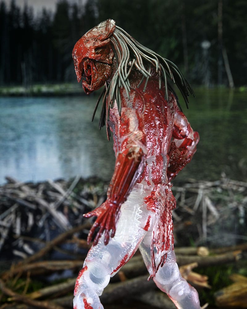 NECA Prey - Ultimate Feral Bear Blood Predator 18 cm Actionfigur