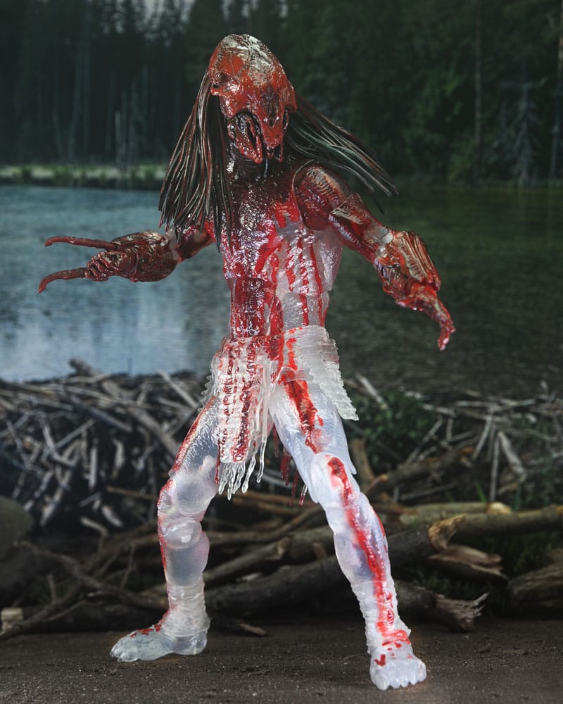 NECA Prey - Ultimate Feral Bear Blood Predator 18 cm Actionfigur