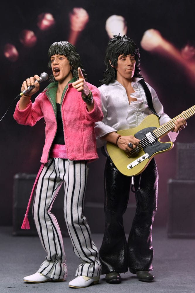 NECA Rolling Stones Mick Jagger (1975) Clothed Actionfigur