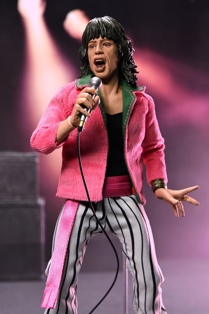 NECA Rolling Stones Mick Jagger (1975) Clothed Actionfigur