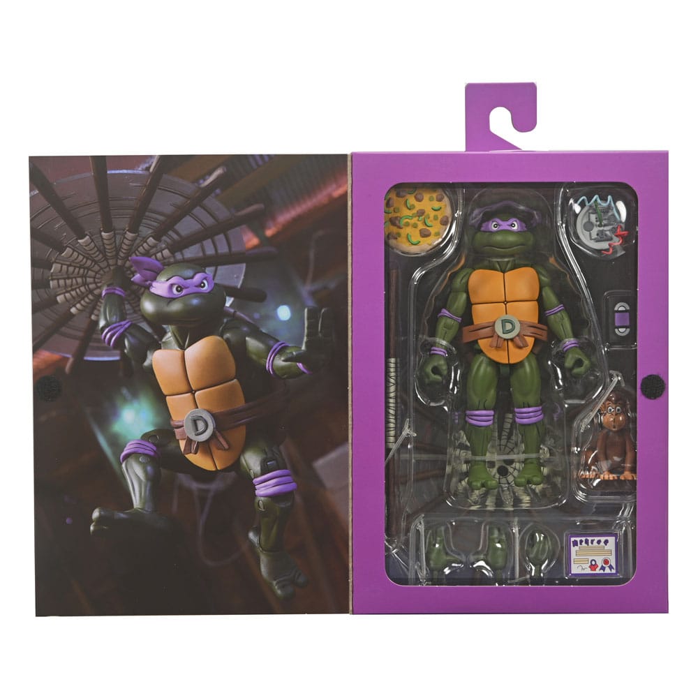 NECA Teenage Mutant Ninja Turtles (1987 Cartoon) Ultimate Donatello (VHS) Actionfigur