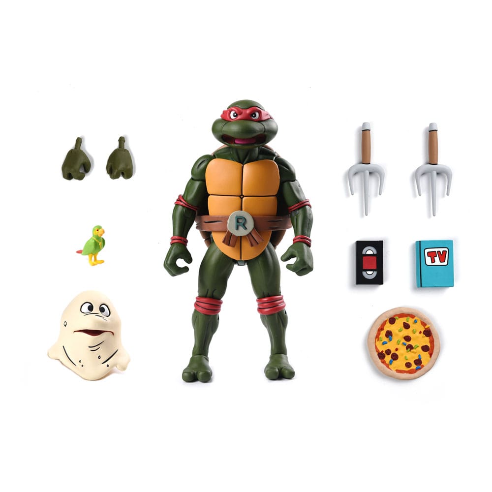 NECA Teenage Mutant Ninja Turtles (1987 Cartoon) Ultimate Raphael (VHS) Actionfigur