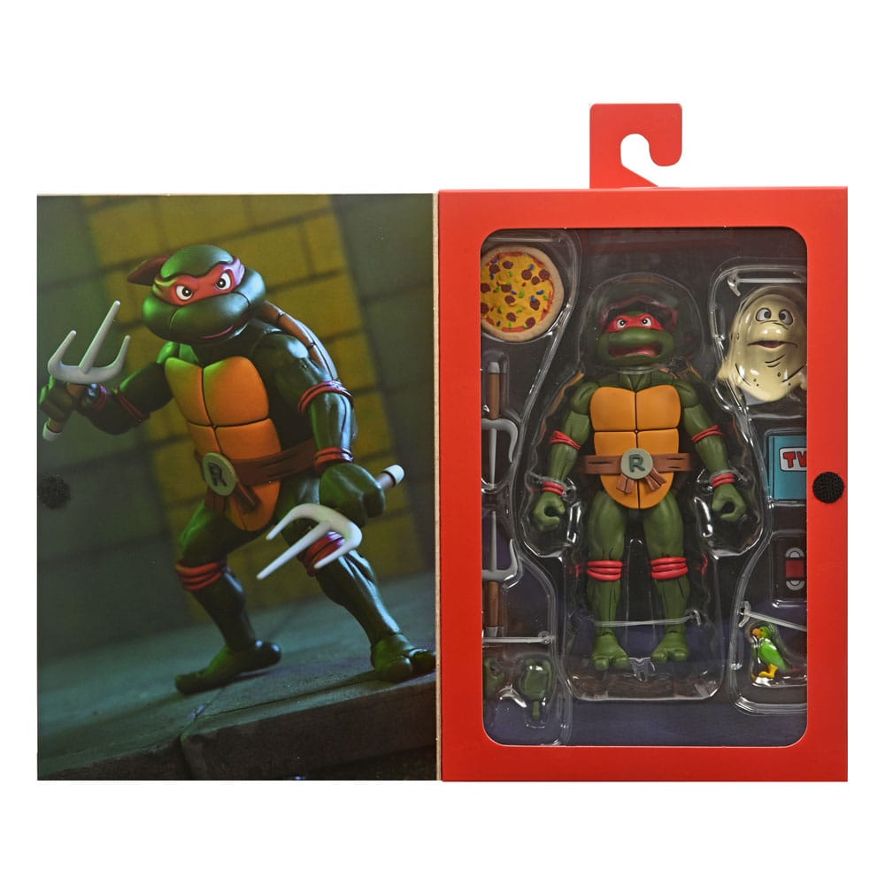 NECA Teenage Mutant Ninja Turtles (1987 Cartoon) Ultimate Raphael (VHS) Actionfigur