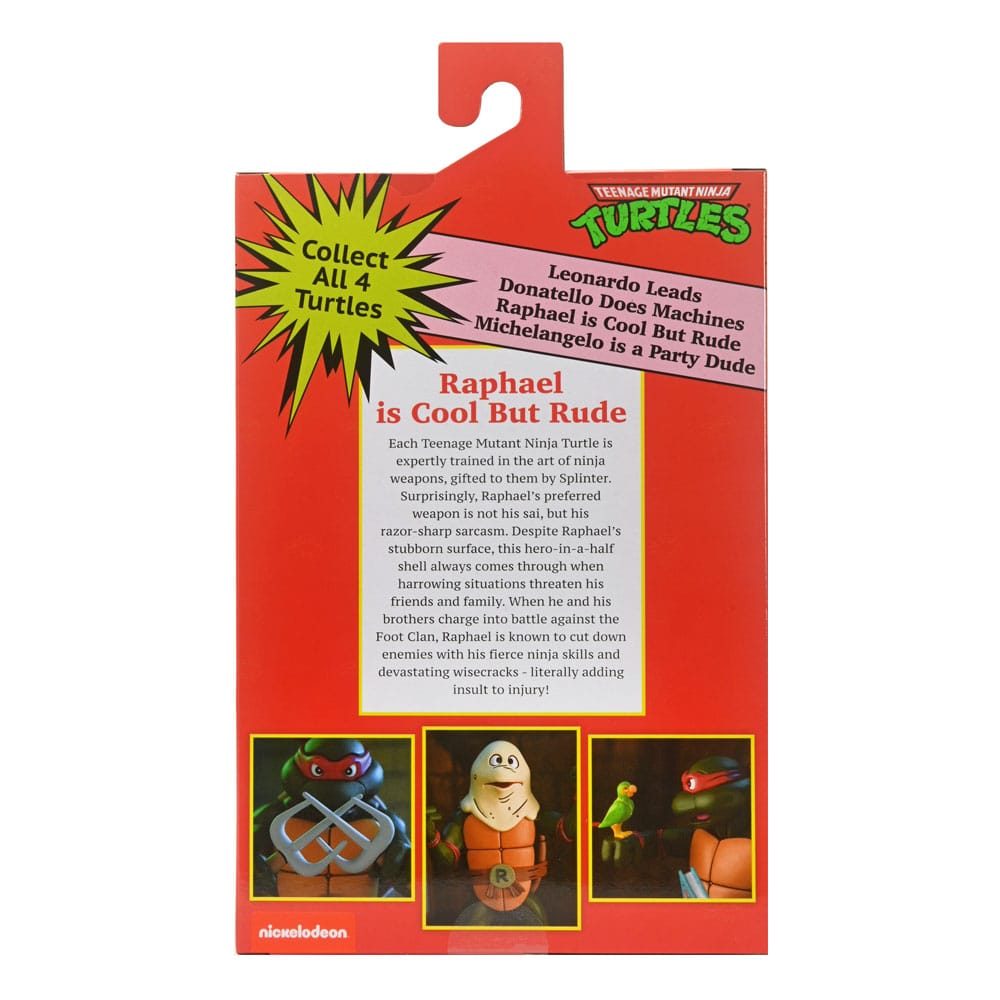NECA Teenage Mutant Ninja Turtles (1987 Cartoon) Ultimate Raphael (VHS) Actionfigur