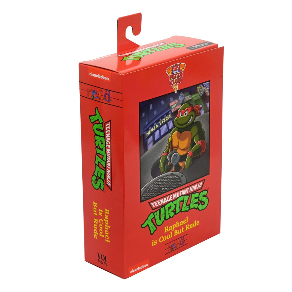 NECA Teenage Mutant Ninja Turtles (1987 Cartoon) Ultimate Raphael (VHS) Actionfigur