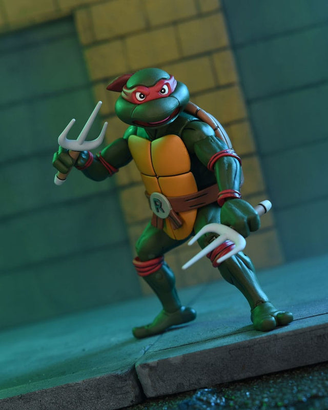 NECA Teenage Mutant Ninja Turtles (1987 Cartoon) Ultimate Raphael (VHS) Actionfigur