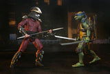 NECA Teenage Mutant Ninja Turtles (1990 Movie) Roof Top Battle Shredder vs Leo Actionfigur