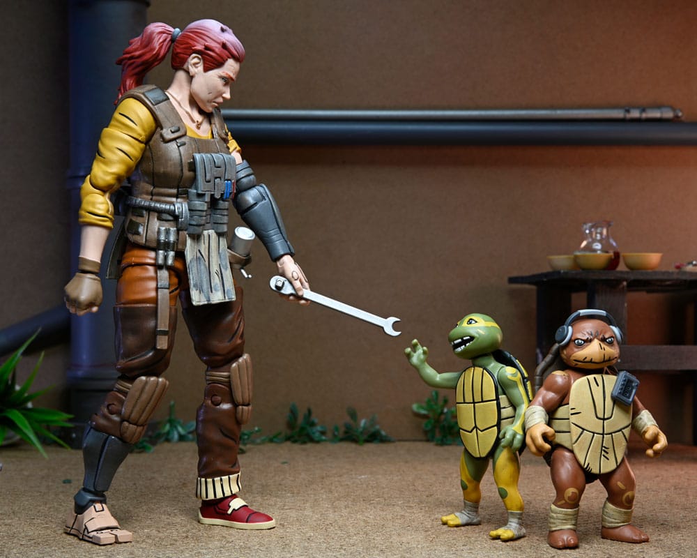 NECA Teenage Mutant Ninja Turtles The Last Ronin Grammy April Actionfigur