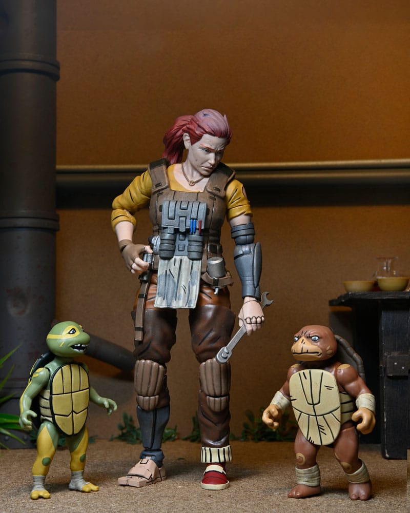 NECA Teenage Mutant Ninja Turtles The Last Ronin Grammy April Actionfigur