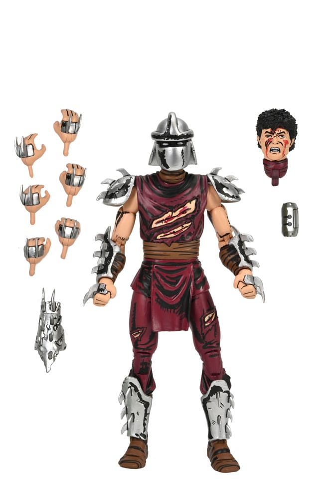 NECA Teenage Mutant Ninja Turtles Actionfigur Battle Damaged Shredder 18 cm