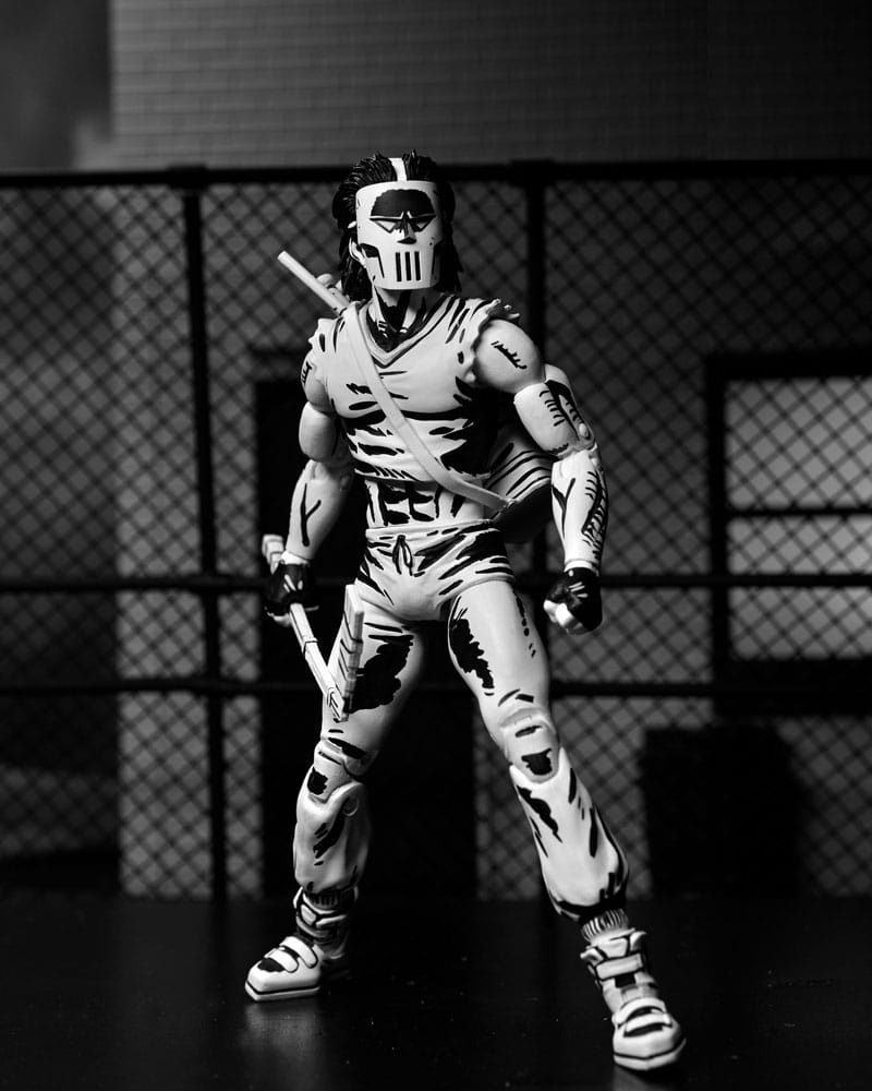 NECA Teenage Mutant Ninja Turtles Actionfigur Casey Jones Black & White 18 cm