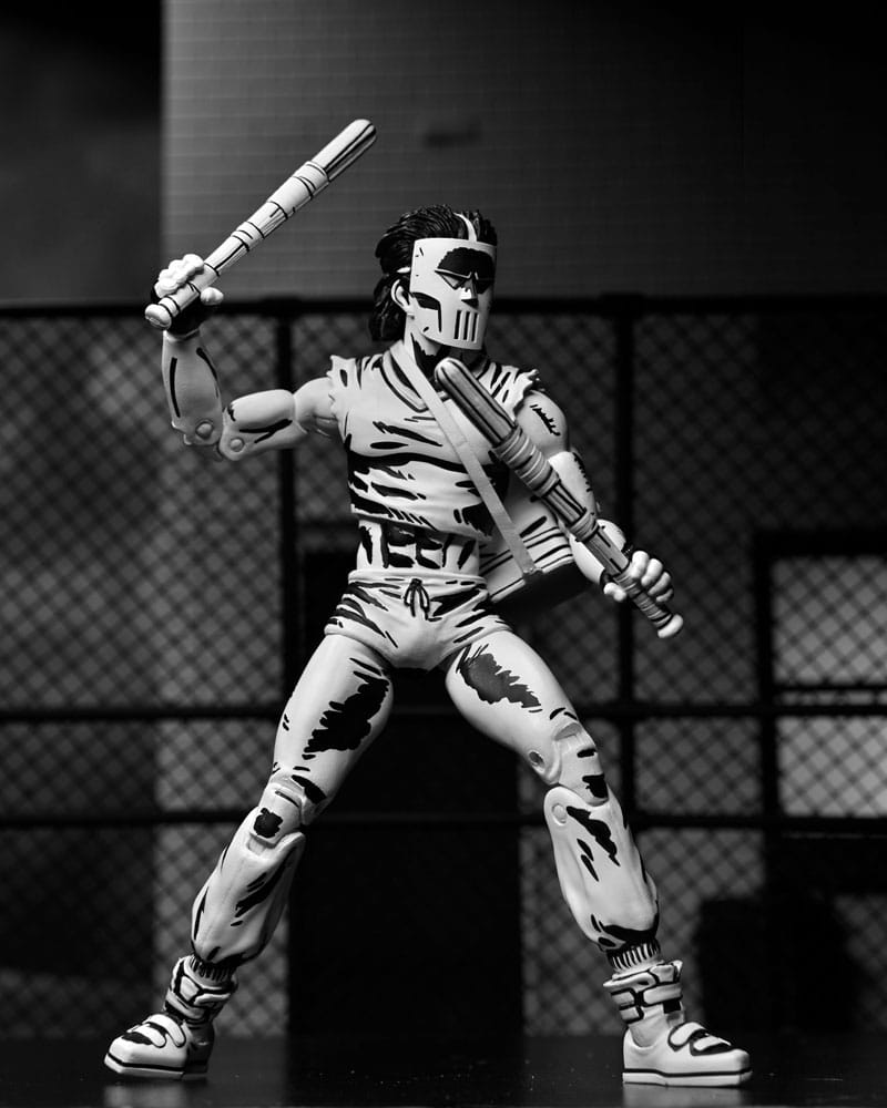 NECA Teenage Mutant Ninja Turtles Actionfigur Casey Jones Black & White 18 cm