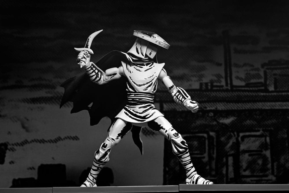 NECA Teenage Mutant Ninja Turtles Actionfigur Elite Foot Ninja Guard Black & White 18 cm