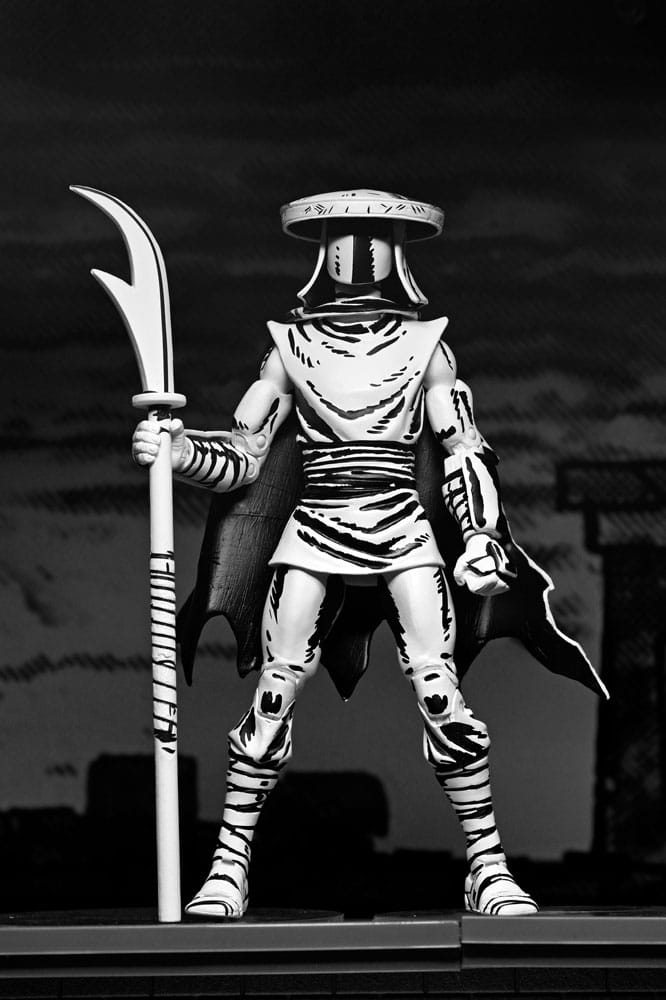 NECA Teenage Mutant Ninja Turtles Actionfigur Elite Foot Ninja Guard Black & White 18 cm