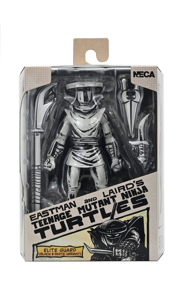 NECA Teenage Mutant Ninja Turtles Actionfigur Elite Foot Ninja Guard Black & White 18 cm