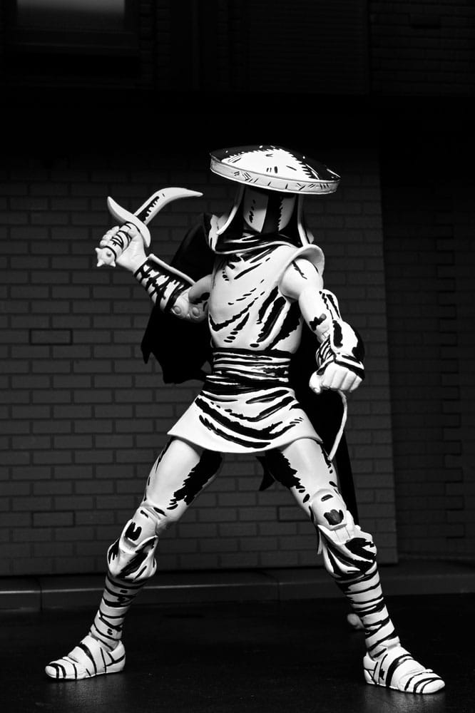 NECA Teenage Mutant Ninja Turtles Actionfigur Elite Foot Ninja Guard Black & White 18 cm