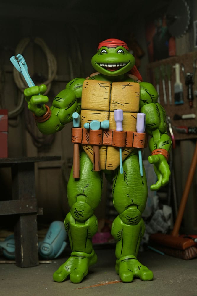 NECA Teenage Mutant Ninja Turtles Actionfigur Handyman Donatello 18 cm