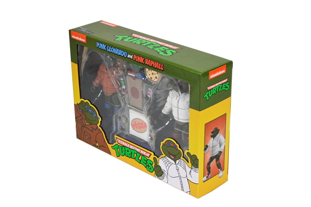 NECA Teenage Mutant Ninja Turtles (Cartoon) Actionfigur Punk Leo and Punk Raph 2 Pack 18 cm