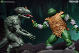 NECA Teenage Mutant Ninja Turtles Daimyo Orkai & Raptor 2er-Pack Actionfiguren