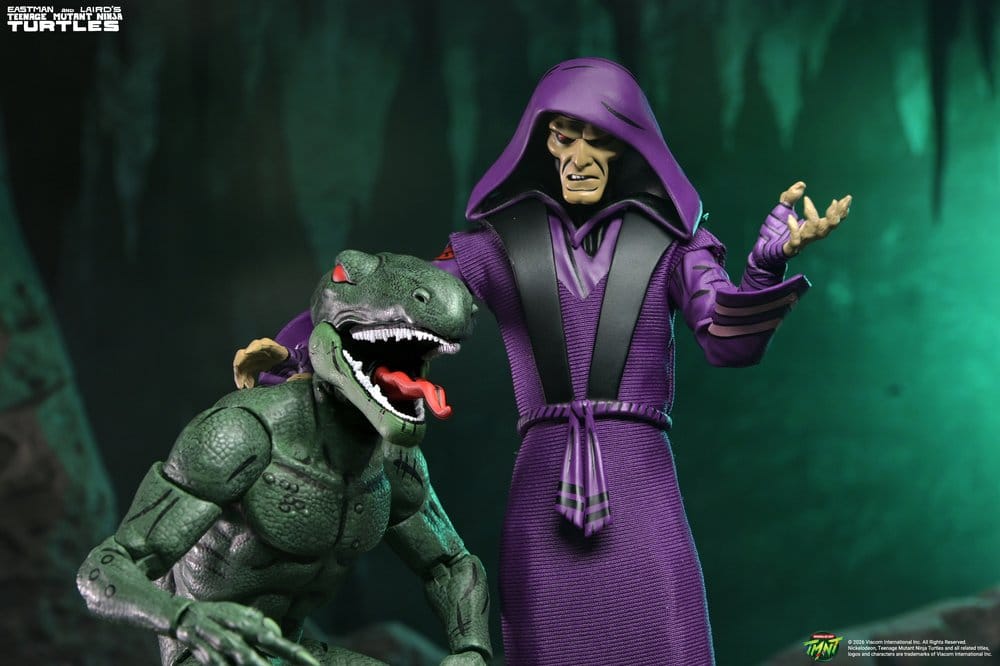 NECA Teenage Mutant Ninja Turtles Daimyo Orkai & Raptor 2er-Pack Actionfiguren
