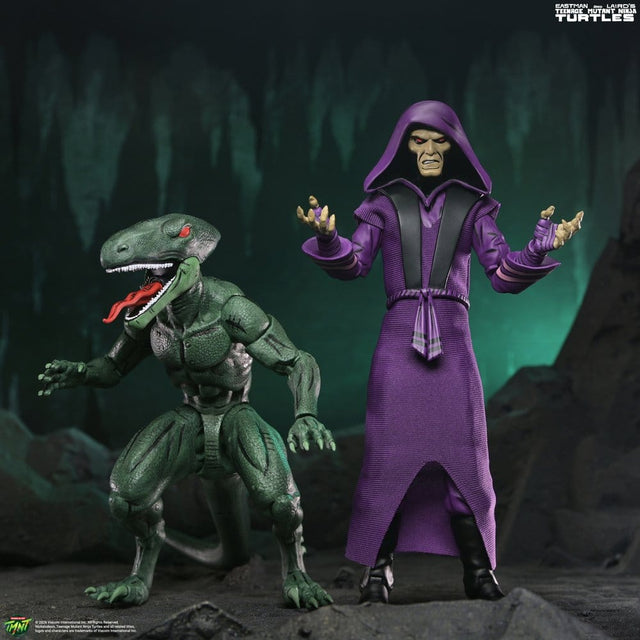 NECA Teenage Mutant Ninja Turtles Daimyo Orkai & Raptor 2er-Pack Actionfiguren