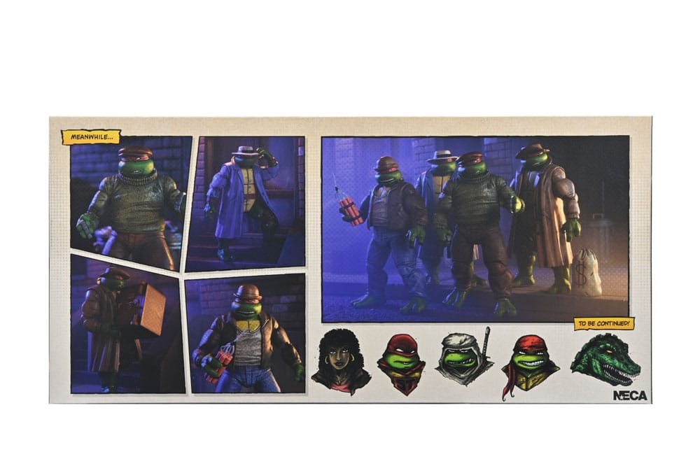 NECA Teenage Mutant Ninja Turtles Gangster Turtles 4er Pack Actionfigur