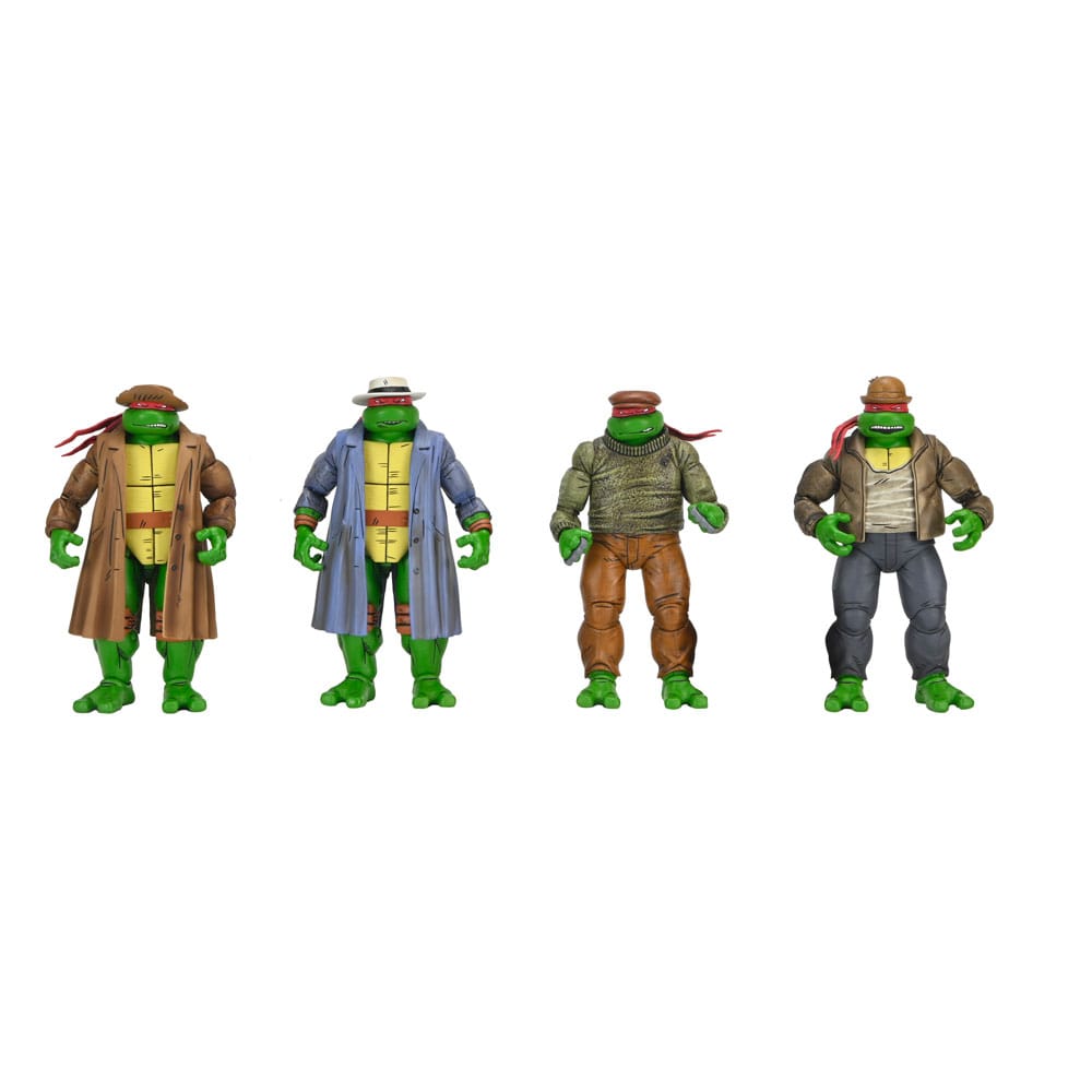 NECA Teenage Mutant Ninja Turtles Gangster Turtles 4er Pack Actionfigur