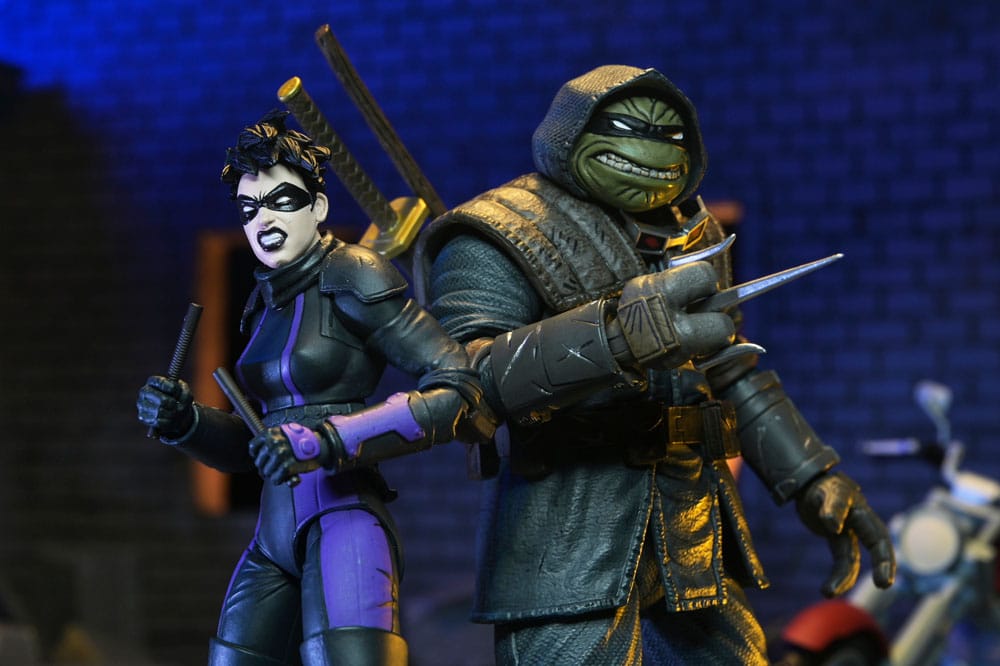 NECA Teenage Mutant Ninja Turtles Last Ronin Casey Marie Motorcycle Actionfigur