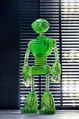NECA Teenage Mutant Ninja Turtles (Mirage Comics) Actionfigur Transmat Fugitoid GID 18 cm