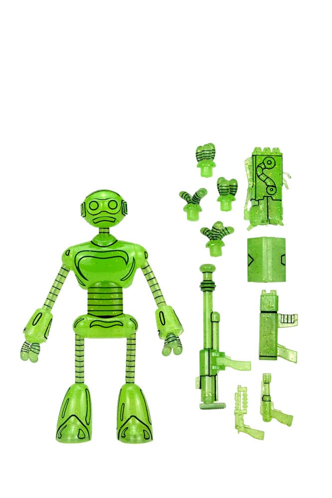 NECA Teenage Mutant Ninja Turtles (Mirage Comics) Actionfigur Transmat Fugitoid GID 18 cm