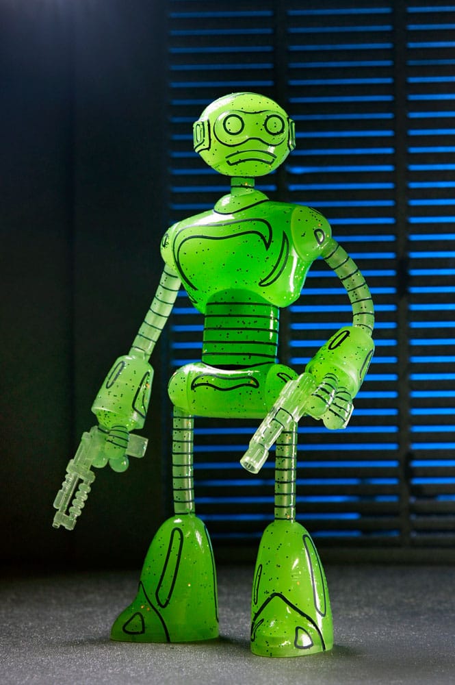 NECA Teenage Mutant Ninja Turtles (Mirage Comics) Actionfigur Transmat Fugitoid GID 18 cm